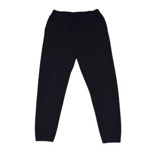 Monrow Black Super Soft Jogger Sweatpants Size Medium Midrise Cozy Loungewear